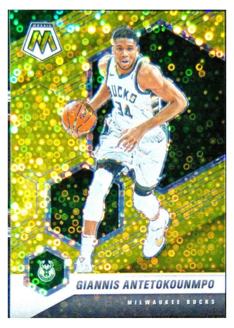 2020 Panini Mosaic Giannis Antetokounmpo #80 card