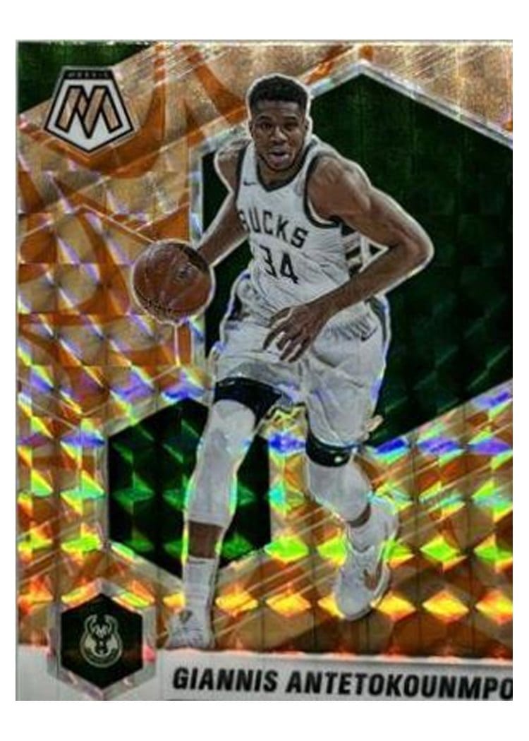 2020 Panini Mosaic Giannis Antetokounmpo #80 card