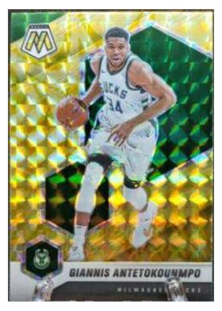 2020 Panini Mosaic Giannis Antetokounmpo #80 card