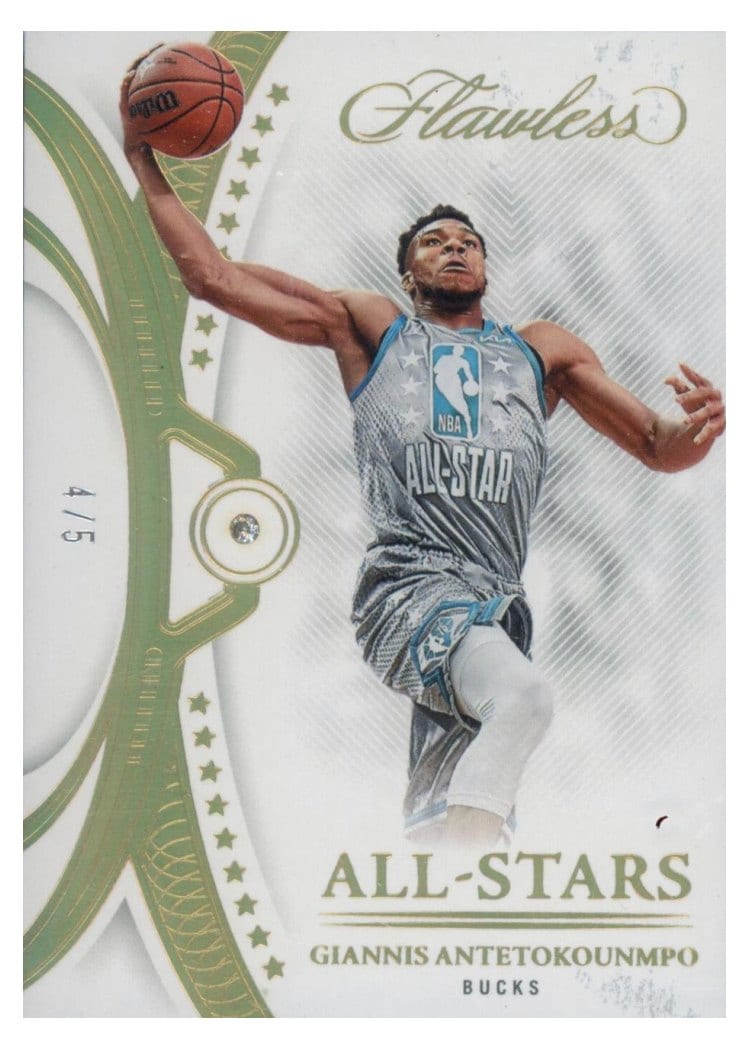 2021-22 Panini Flawless Base Set Giannis Antetokounmpo #139 card