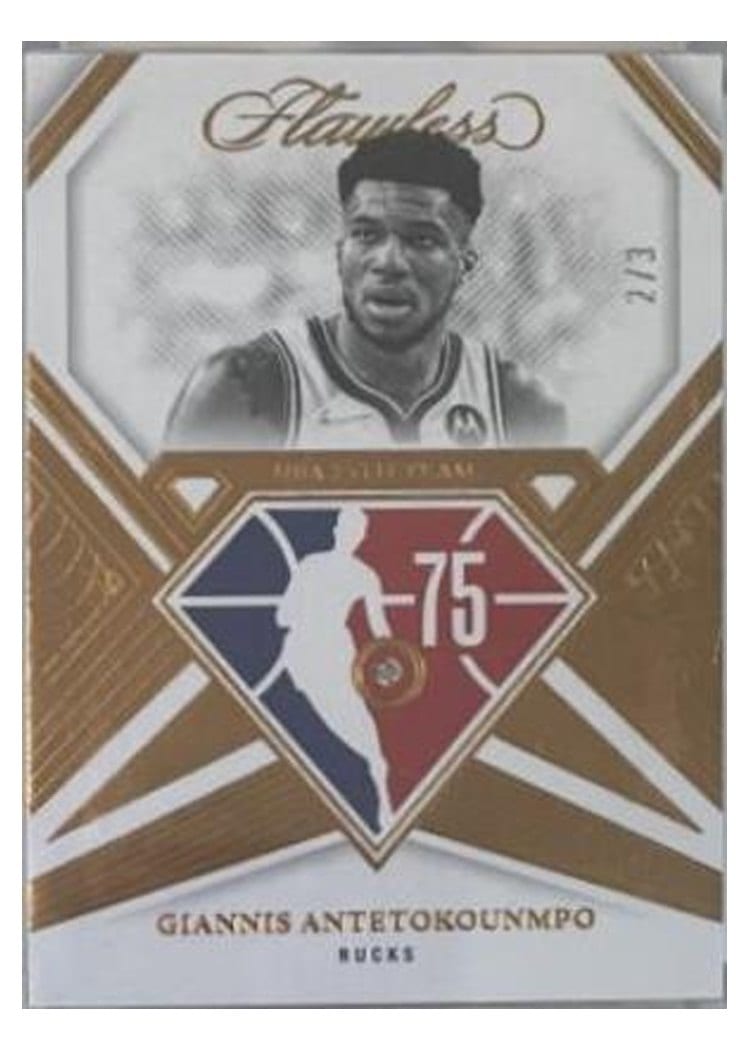 2021-22 Panini Flawless Base Set Giannis Antetokounmpo #188 card
