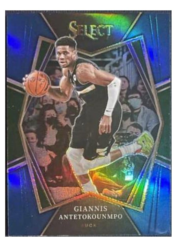 2021-22 Panini Select Base Set Giannis Antetokounmpo #140 card