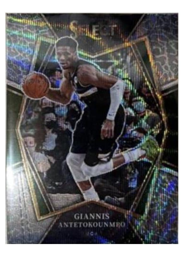 2021-22 Panini Select Base Set Giannis Antetokounmpo #140 card