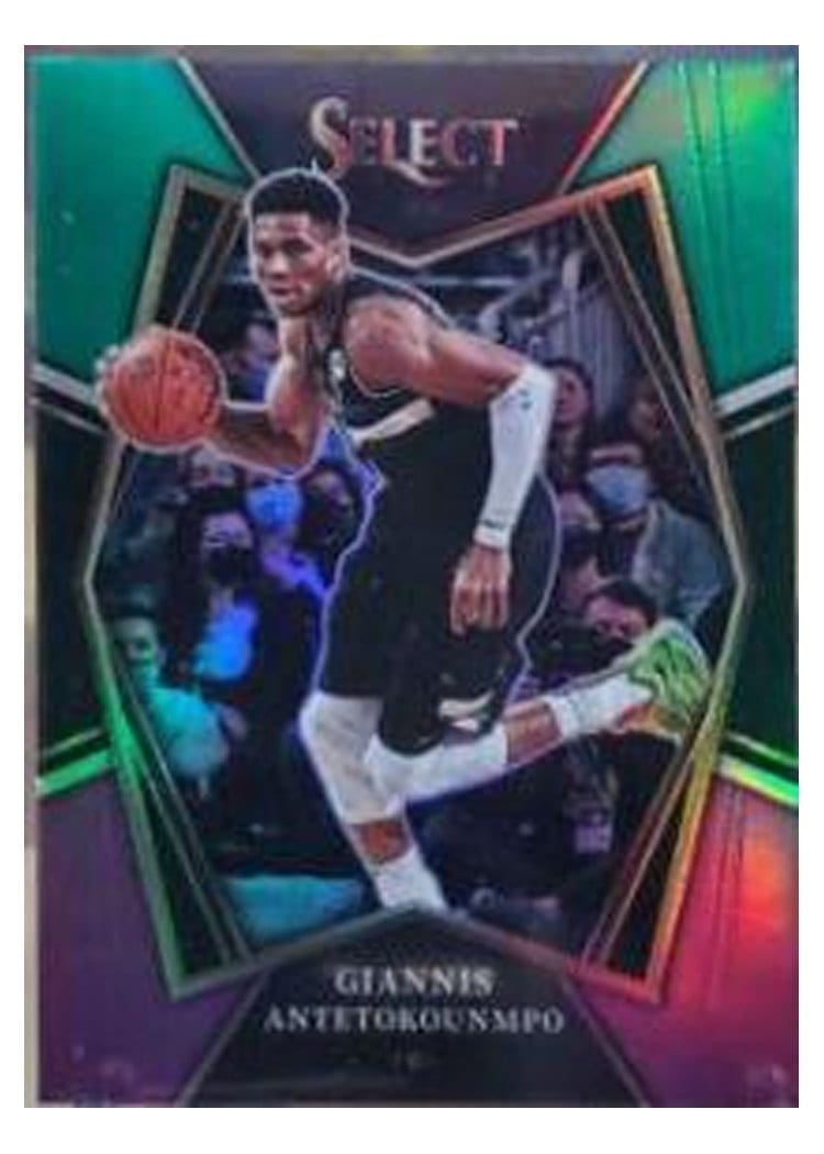 2021-22 Panini Select Base Set Giannis Antetokounmpo #140 card