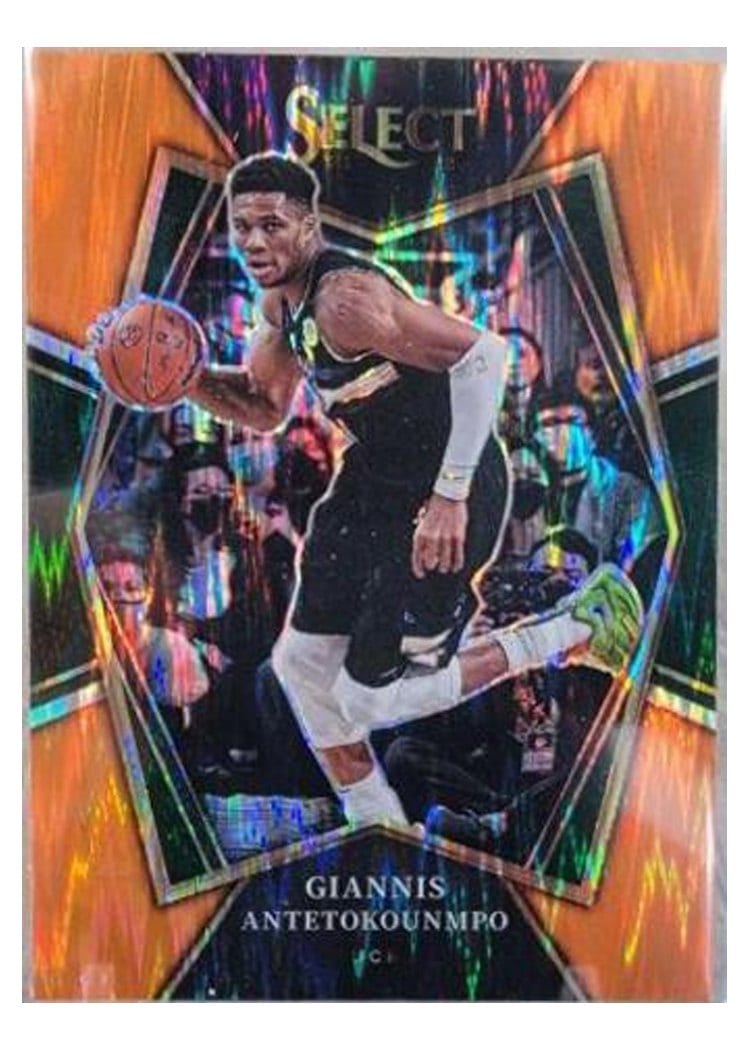 2021-22 Panini Select Base Set Giannis Antetokounmpo #140 card