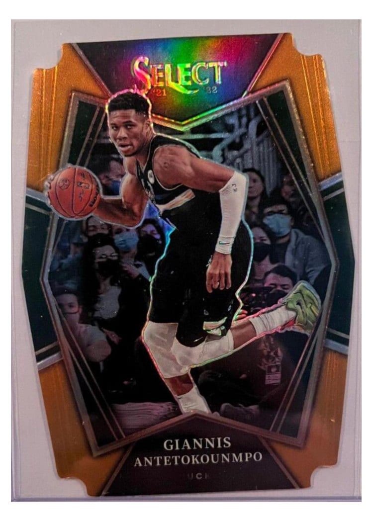2021-22 Panini Select Base Set Giannis Antetokounmpo #140 card