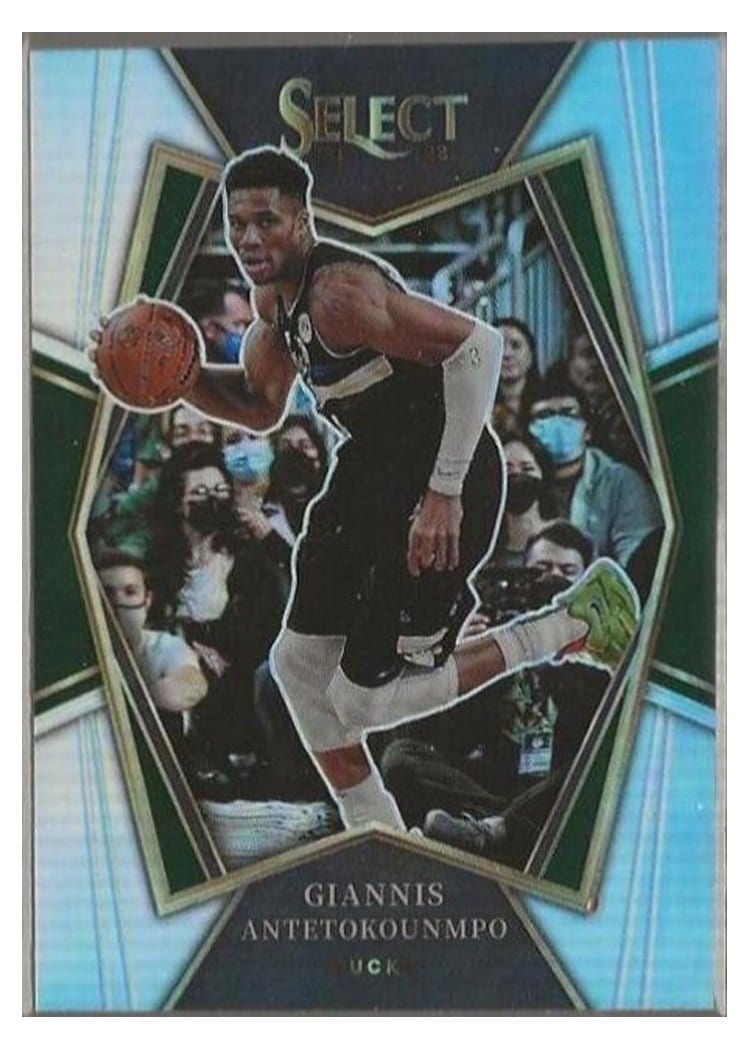 2021-22 Panini Select Base Set Giannis Antetokounmpo #140 card