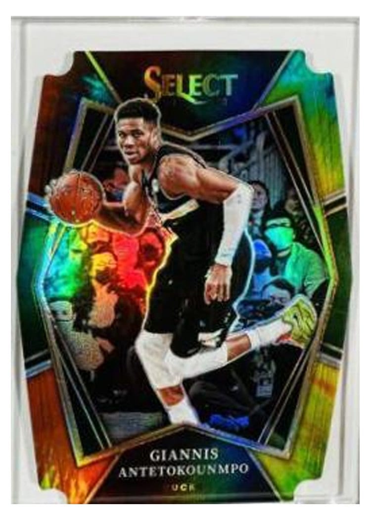 2021-22 Panini Select Base Set Giannis Antetokounmpo #140 card