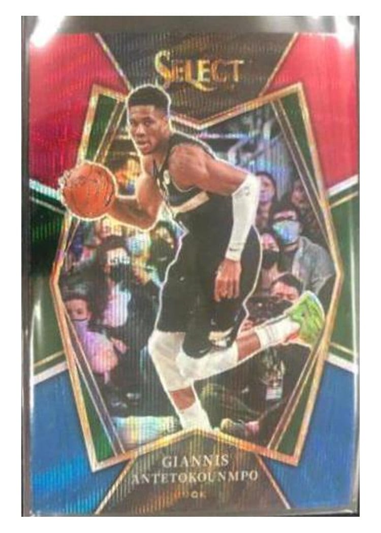 2021-22 Panini Select Base Set Giannis Antetokounmpo #140 card
