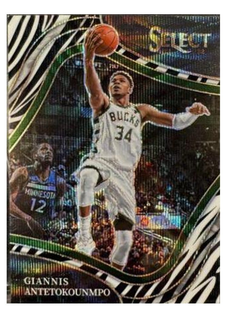 2021-22 Panini Select Base Set Giannis Antetokounmpo #292 card