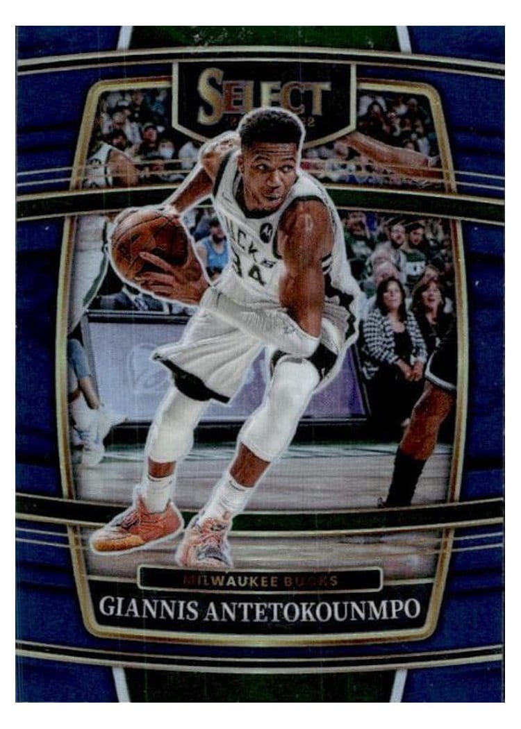 2021-22 Panini Select Base Set Giannis Antetokounmpo #35 card