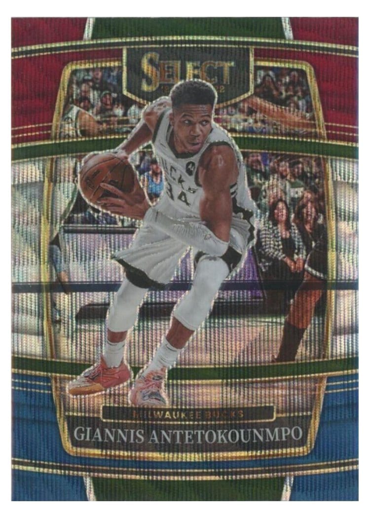 2021-22 Panini Select Base Set Giannis Antetokounmpo #35 card