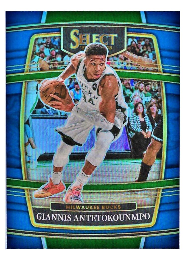 2021-22 Panini Select Base Set Giannis Antetokounmpo #35 card