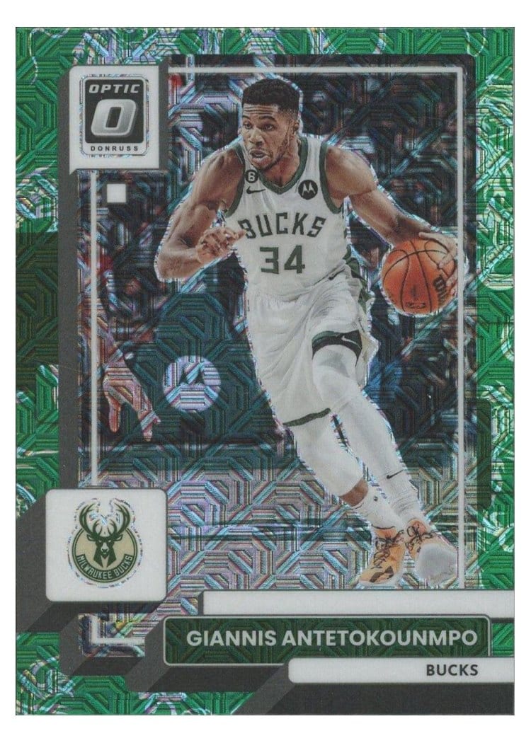 2022-23 Donruss Optic Base Set Giannis Antetokounmpo #75 card