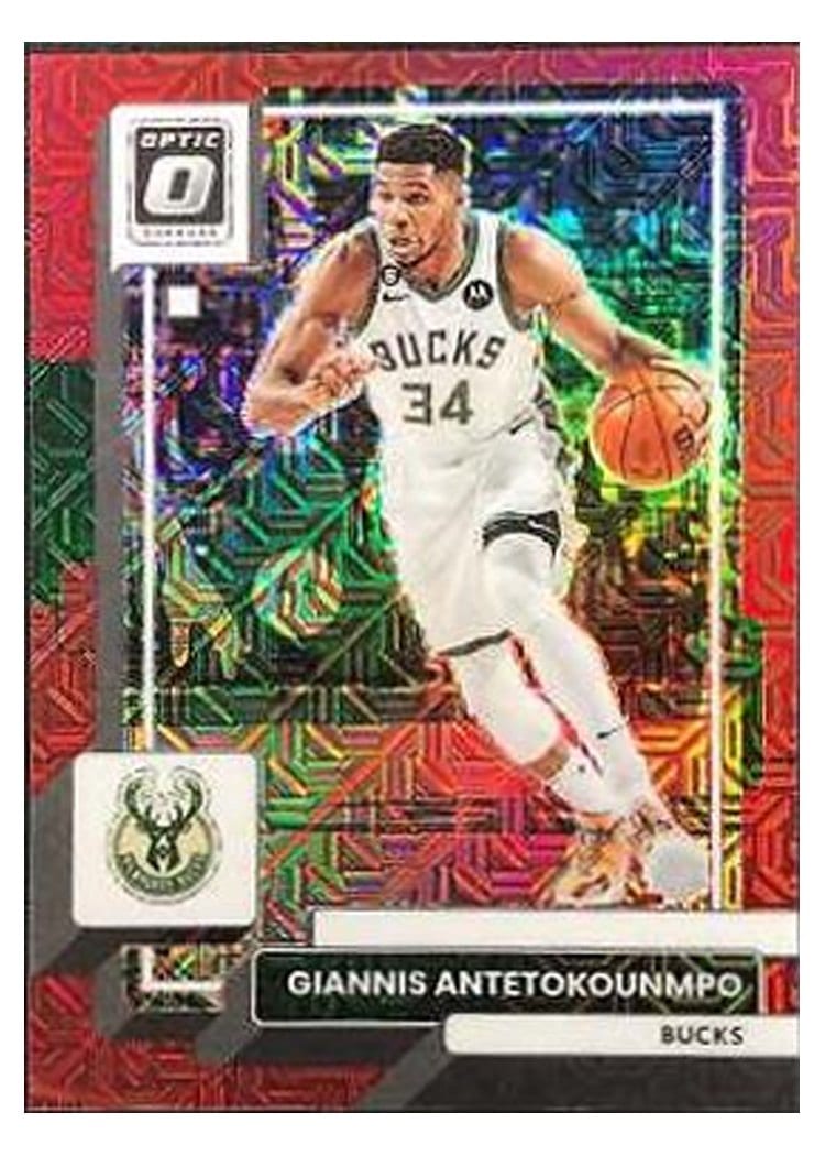 2022-23 Donruss Optic Base Set Giannis Antetokounmpo #75 card