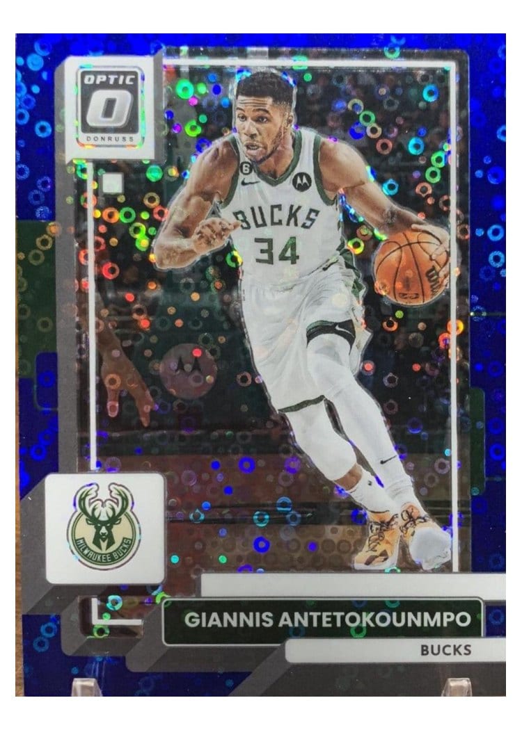 2022-23 Donruss Optic Base Set Giannis Antetokounmpo #75 card