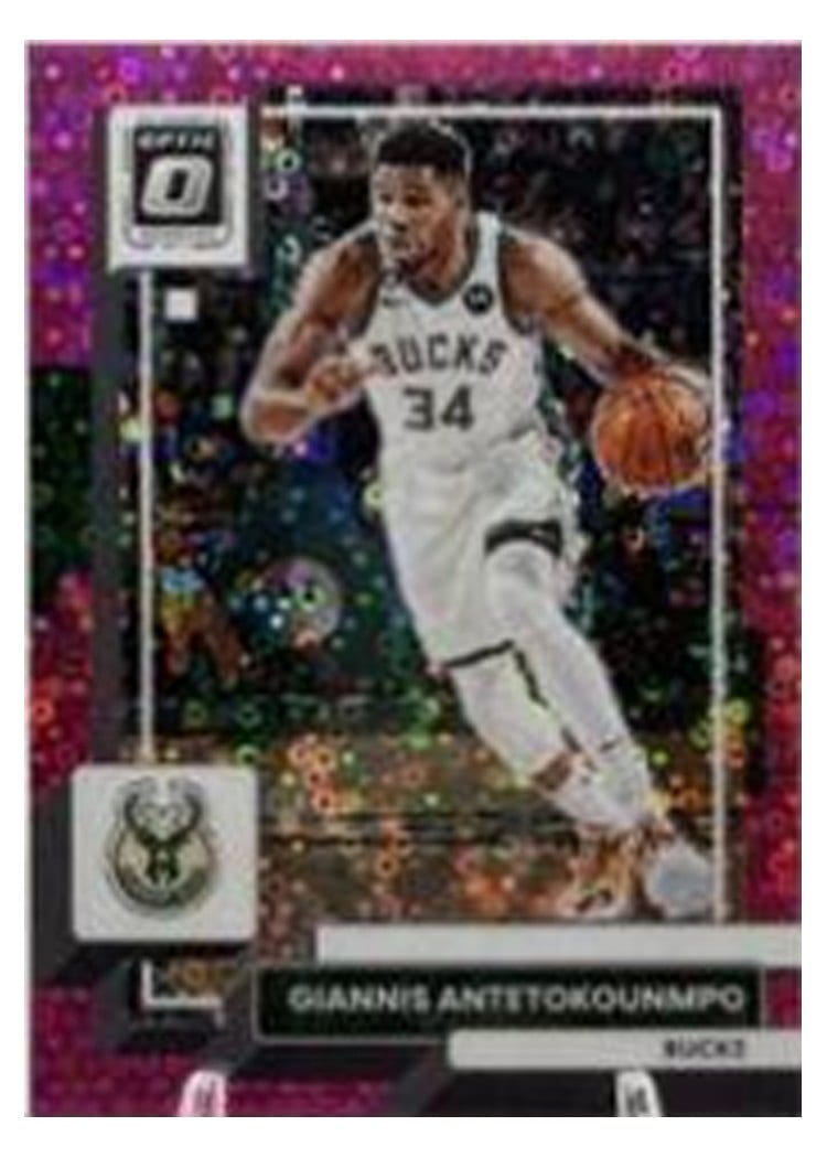 2022-23 Donruss Optic Base Set Giannis Antetokounmpo #75 card