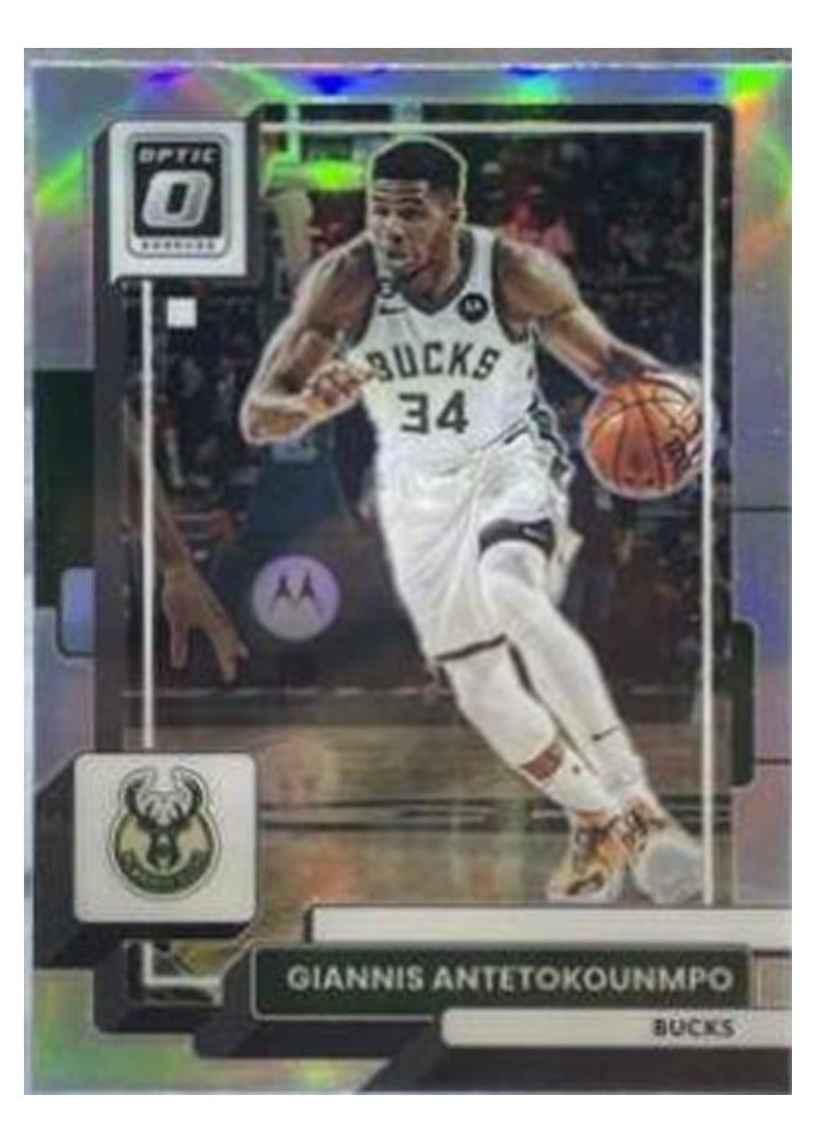 2022-23 Donruss Optic Base Set Giannis Antetokounmpo #75 card