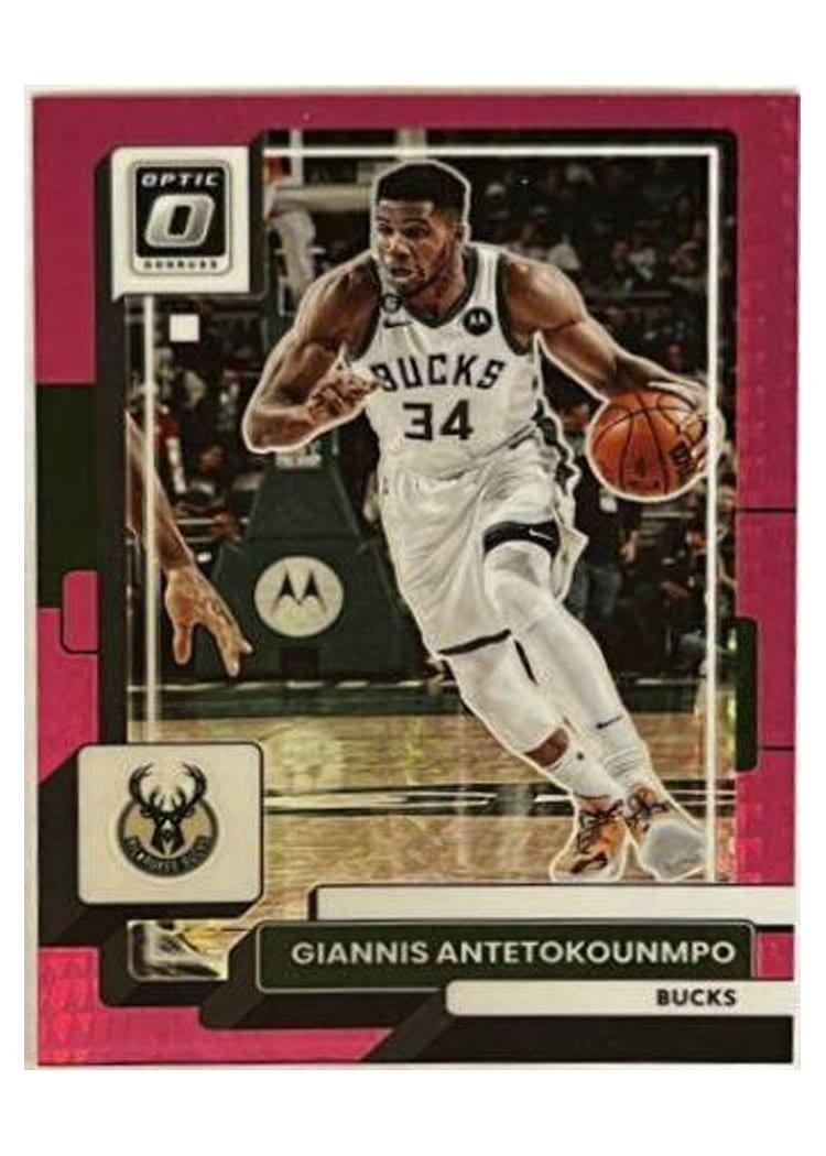 2022-23 Donruss Optic Base Set Giannis Antetokounmpo #75 card
