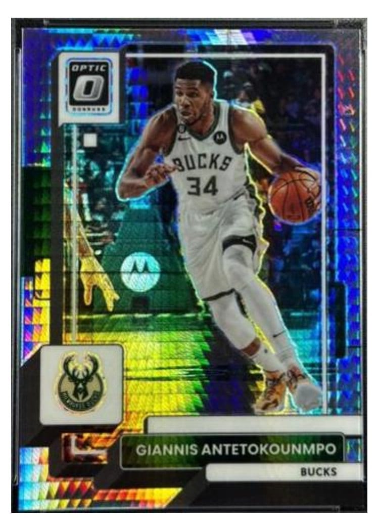 2022-23 Donruss Optic Base Set Giannis Antetokounmpo #75 card