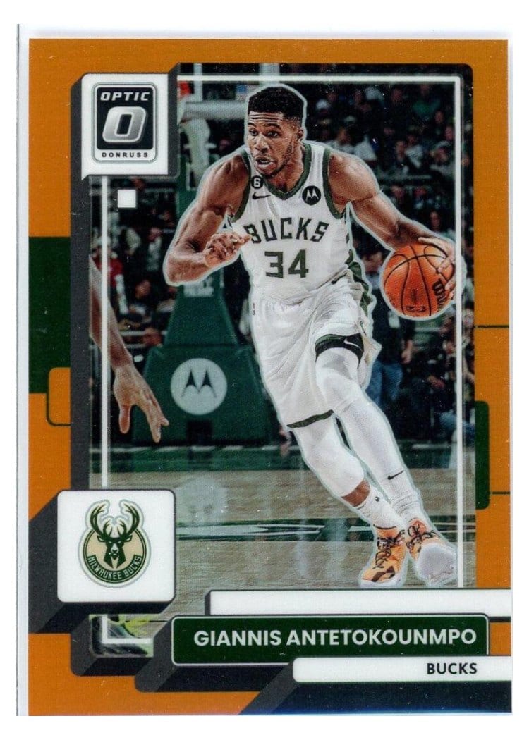 2022-23 Donruss Optic Base Set Giannis Antetokounmpo #75 card