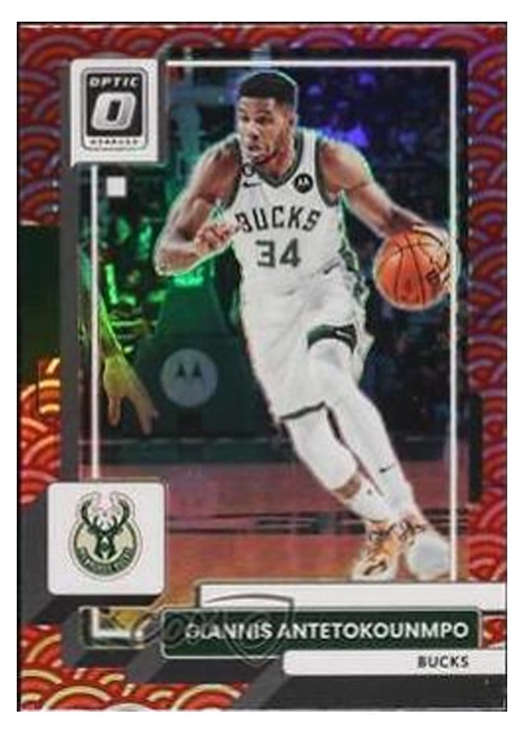 2022-23 Donruss Optic Base Set Giannis Antetokounmpo #75 card