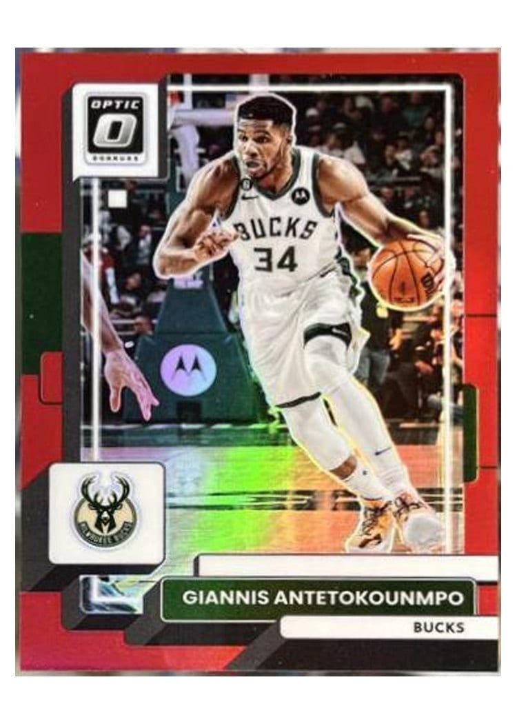 2022-23 Donruss Optic Base Set Giannis Antetokounmpo #75 card