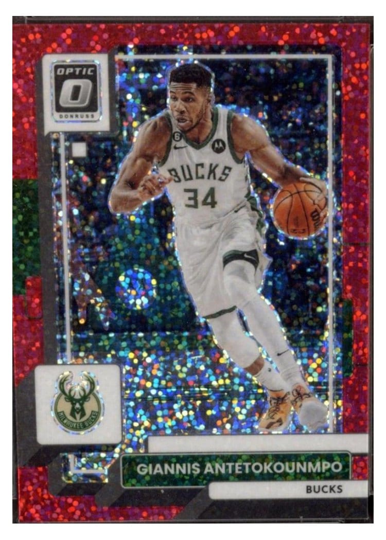 2022-23 Donruss Optic Base Set Giannis Antetokounmpo #75 card