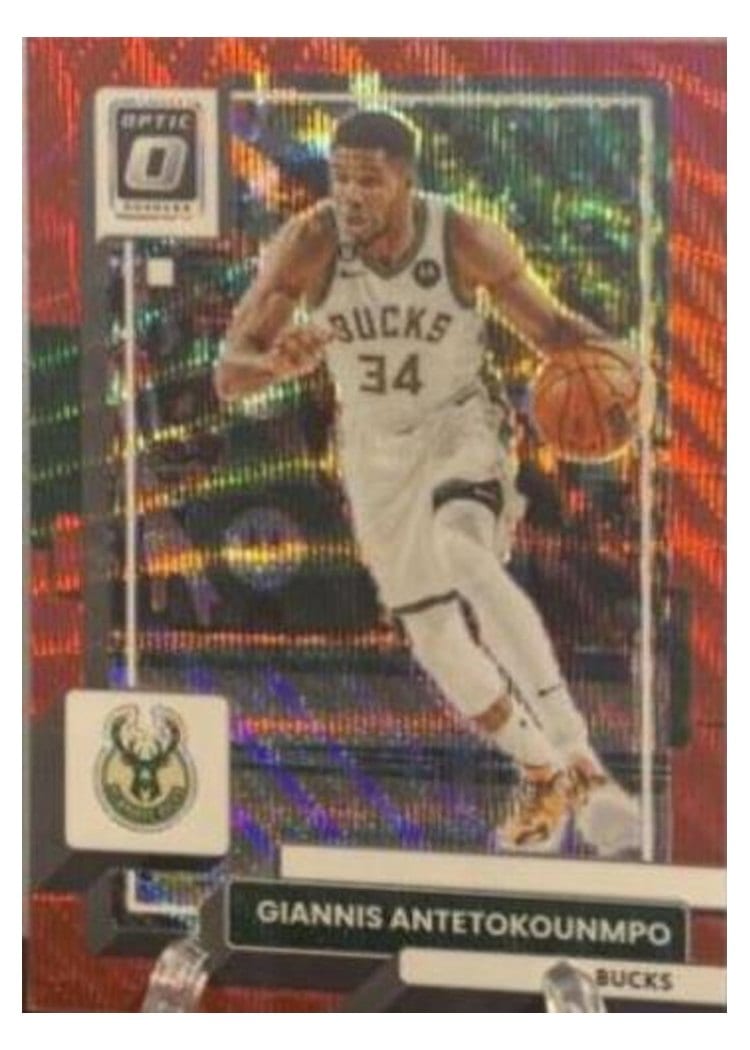 2022-23 Donruss Optic Base Set Giannis Antetokounmpo #75 card