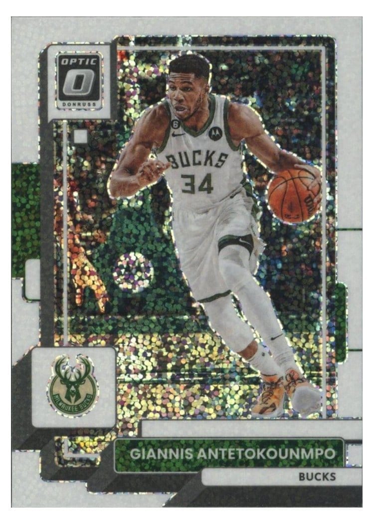 2022-23 Donruss Optic Base Set Giannis Antetokounmpo #75 card