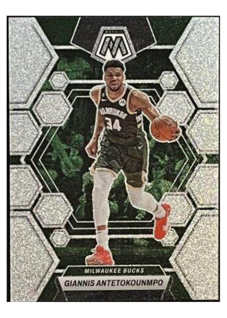 2022-23 Panini Mosaic Base Set Giannis Antetokounmpo #15 card