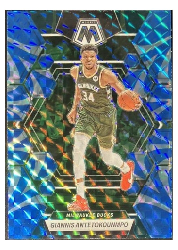 2022-23 Panini Mosaic Base Set Giannis Antetokounmpo #15 card