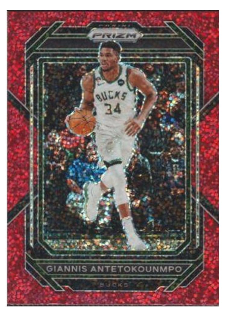 2022-23 Panini Prizm Base Set Giannis Antetokounmpo #96 card