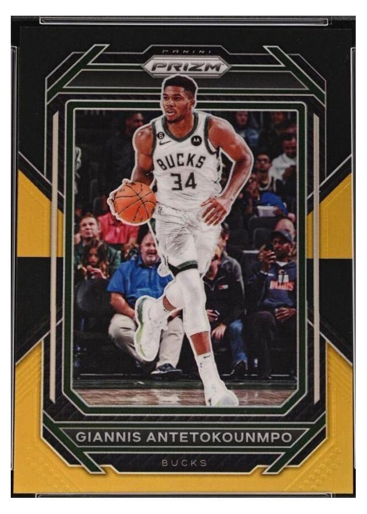 2022-23 Panini Prizm Base Set Giannis Antetokounmpo #96 card