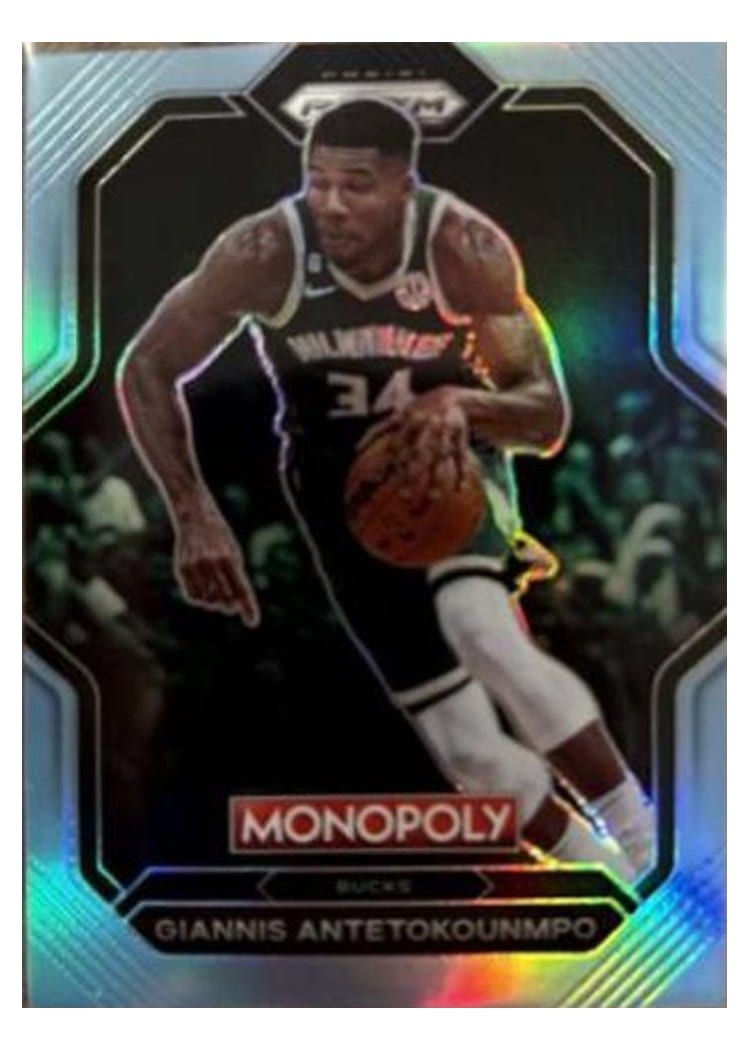 2022-23 Panini Prizm Base Set Giannis Antetokounmpo #96 card