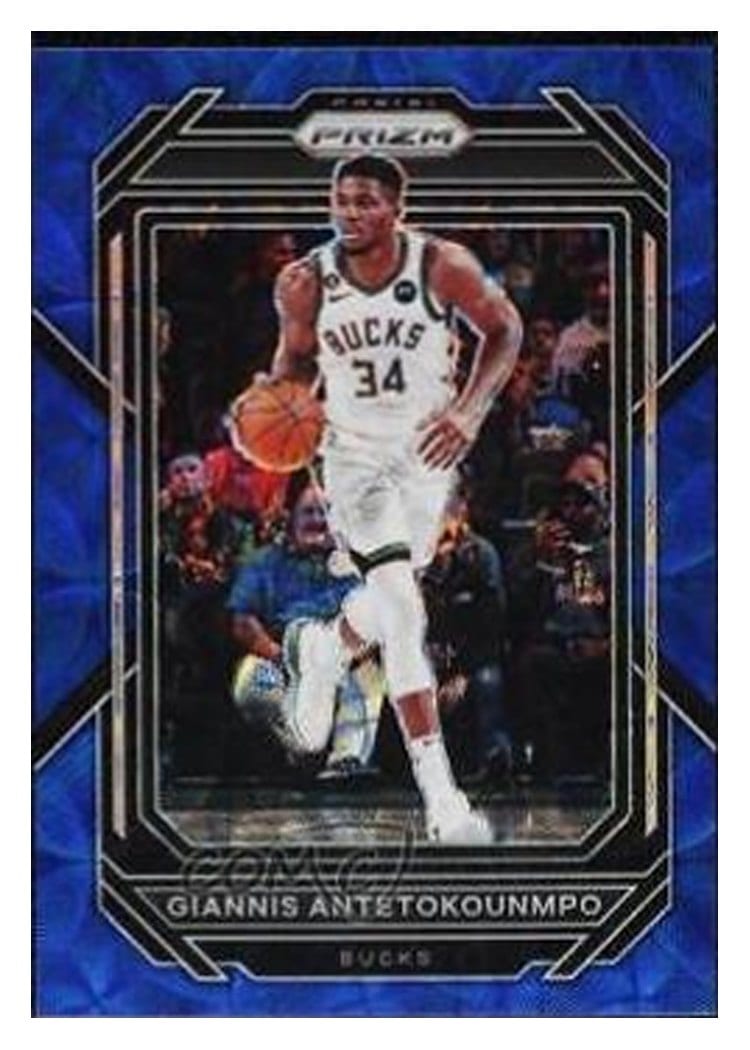 2022-23 Panini Prizm Base Set Giannis Antetokounmpo #96 card