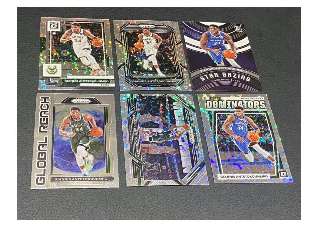 2022-23 Panini Prizm Base Set Giannis Antetokounmpo #96 card