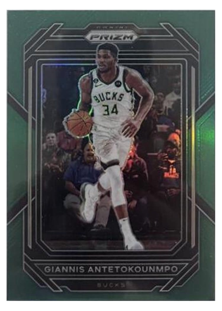 2022-23 Panini Prizm Base Set Giannis Antetokounmpo #96 card