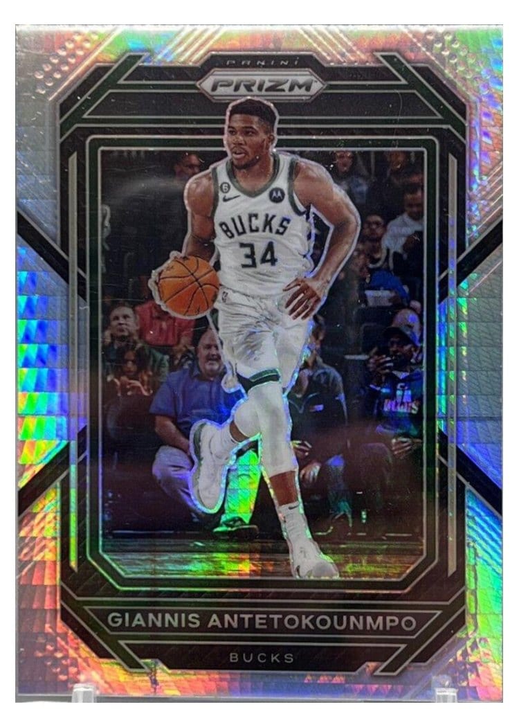 2022-23 Panini Prizm Base Set Giannis Antetokounmpo #96 card
