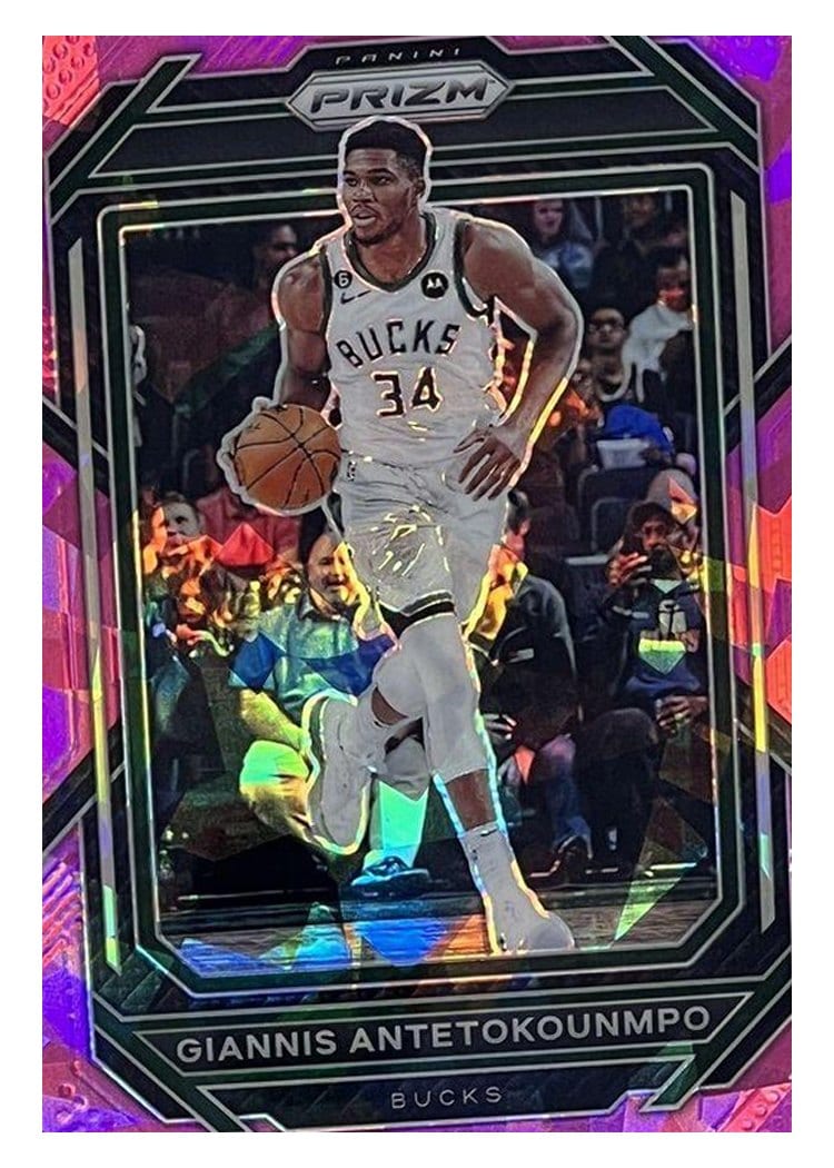 2022-23 Panini Prizm Base Set Giannis Antetokounmpo #96 card
