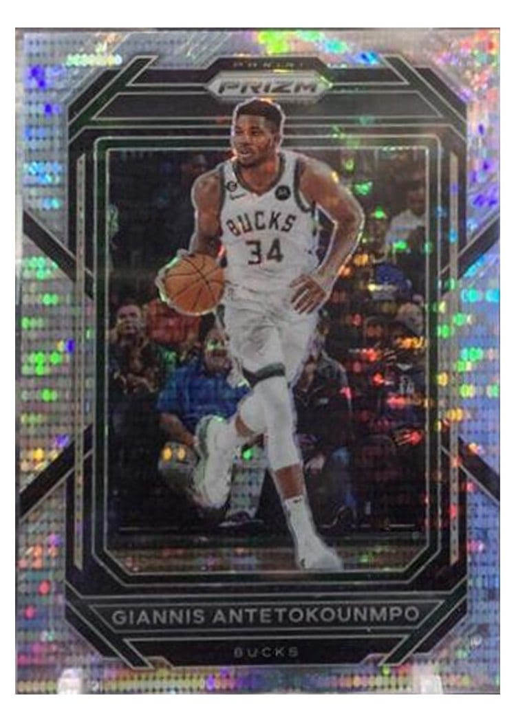 2022-23 Panini Prizm Base Set Giannis Antetokounmpo #96 card