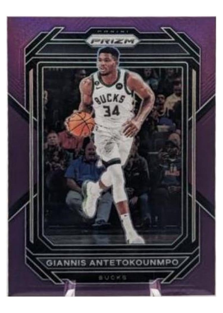 2022-23 Panini Prizm Base Set Giannis Antetokounmpo #96 card