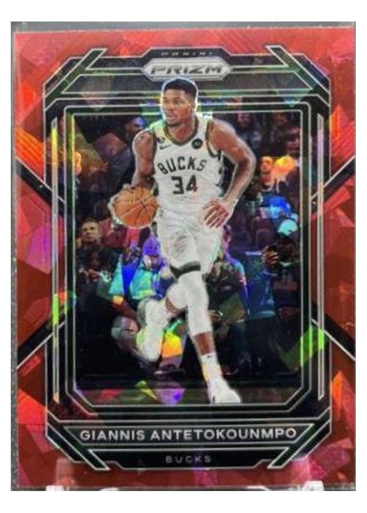 2022-23 Panini Prizm Base Set Giannis Antetokounmpo #96 card