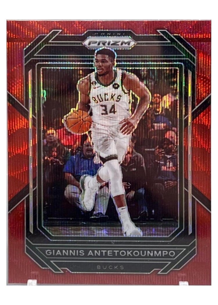 2022-23 Panini Prizm Base Set Giannis Antetokounmpo #96 card