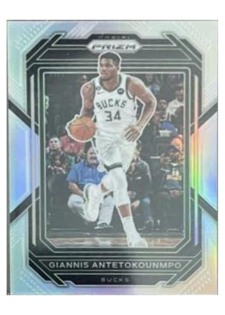 2022-23 Panini Prizm Base Set Giannis Antetokounmpo #96 card