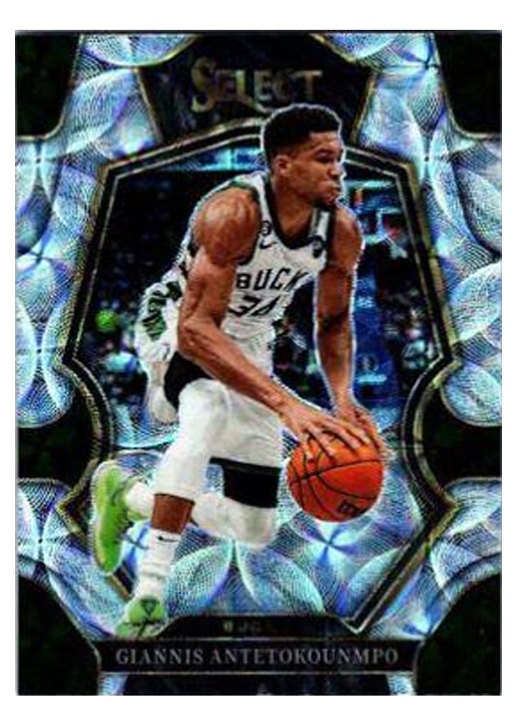 2022-23 Panini Select Base Set Giannis Antetokounmpo Scope Prizm #161 card