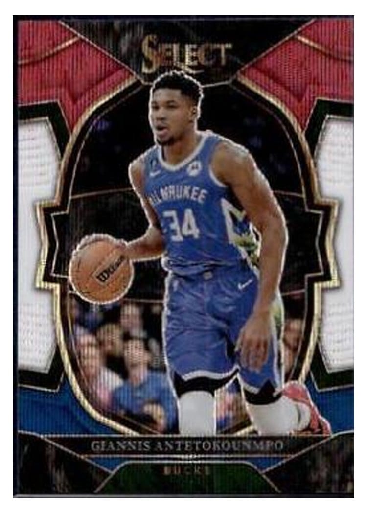 2022-23 Panini Select Base Set Giannis Antetokounmpo #61 card