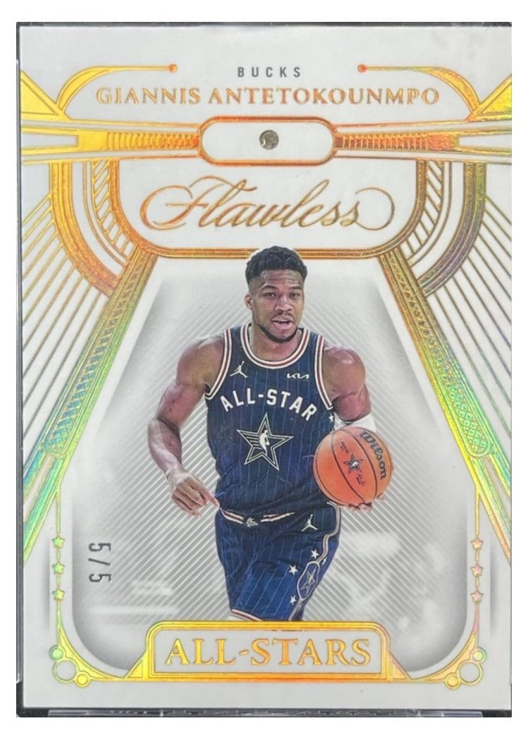 2023-24 Panini Flawless All-Stars Giannis Antetokounmpo #130 card
