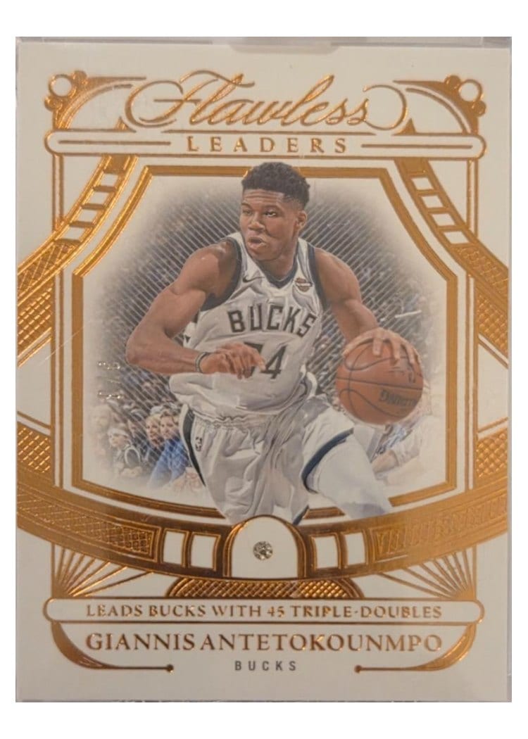 2023-24 Panini Flawless Flawless Leaders Giannis Antetokounmpo Bronze #156
