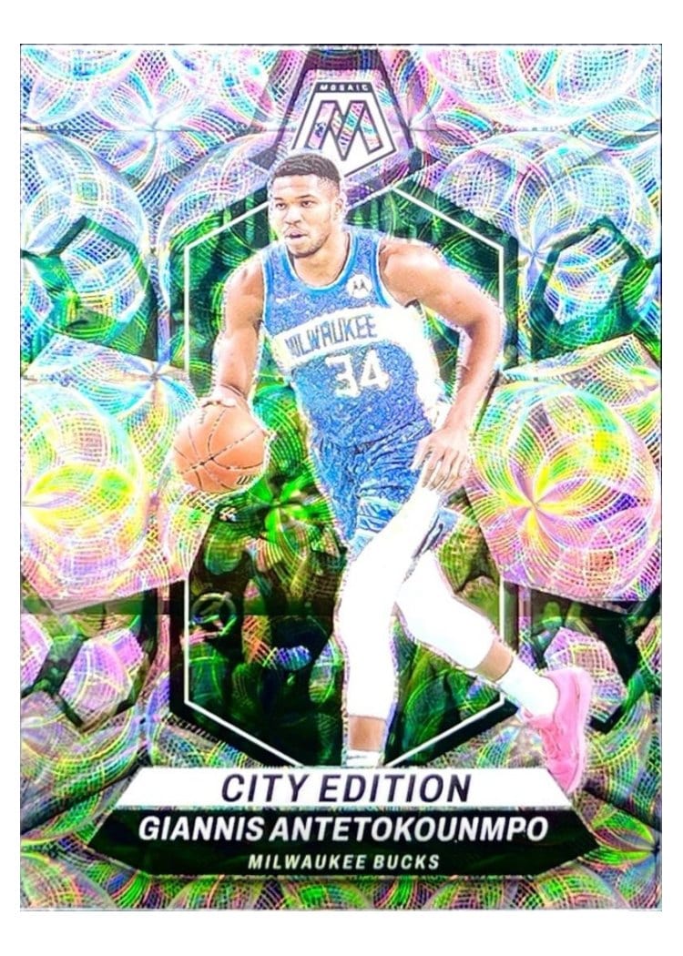 2023-24 Panini Mosaic Base Set Giannis Antetokounmpo #279 card